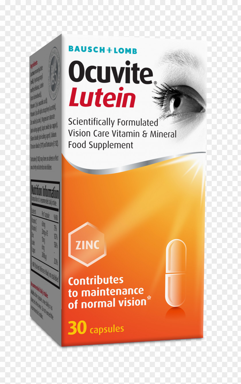 Eye Lutein Dietary Supplement Vitamin Nutrient PNG