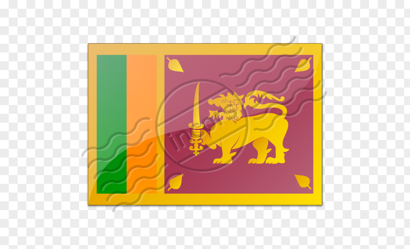 Flag Of Sri Lanka National Sinhala PNG