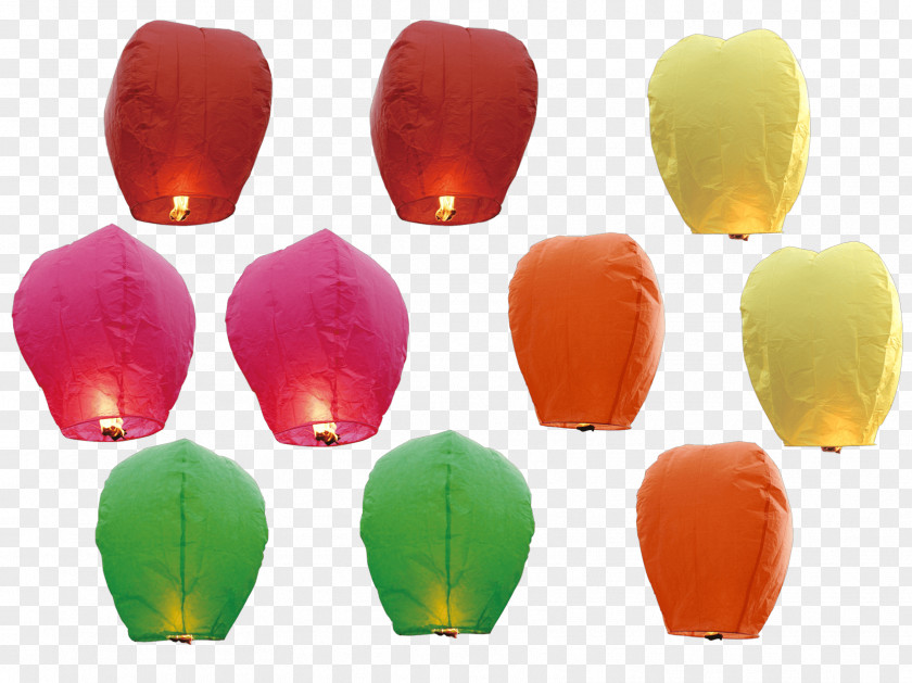 Light Sky Lantern Color Paper PNG