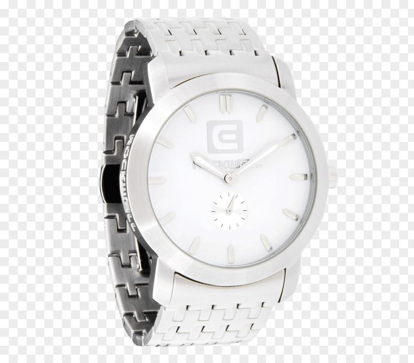 Silver Watch Material White Stainless Steel PNG