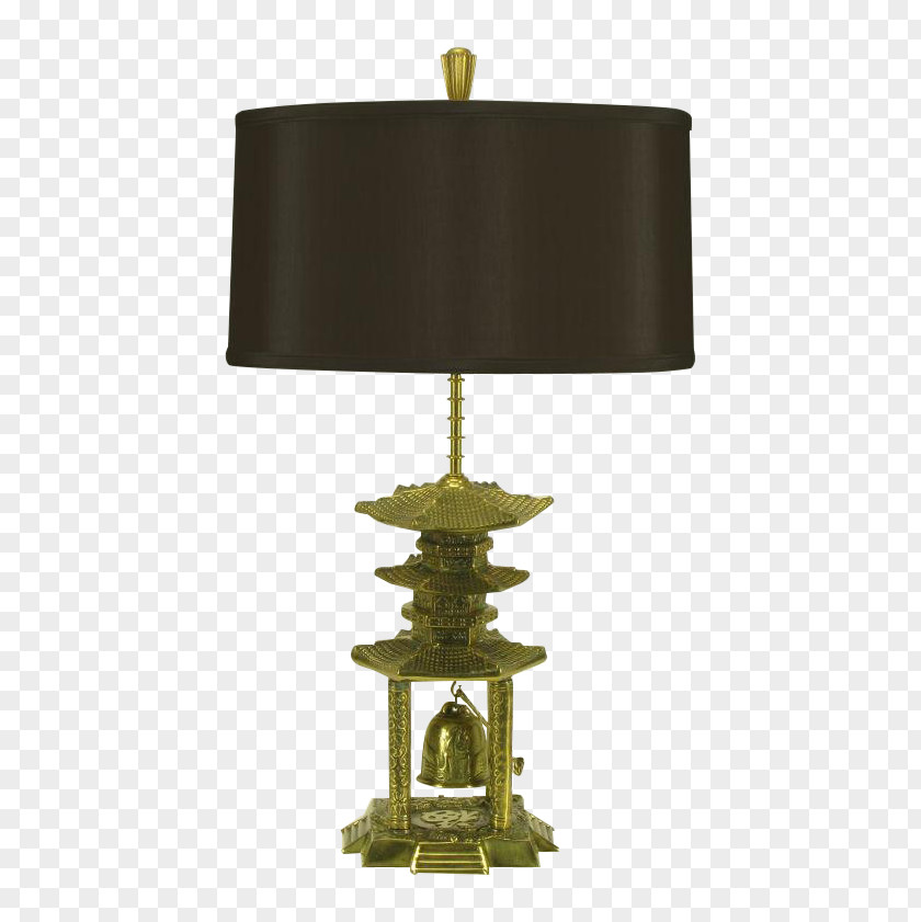 Temple Lamp Table Pagoda Electric Light PNG