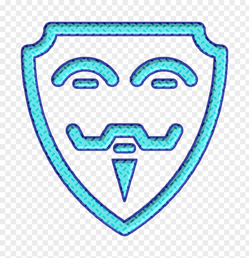 Anonymous Icon Web Security Line Shapes PNG