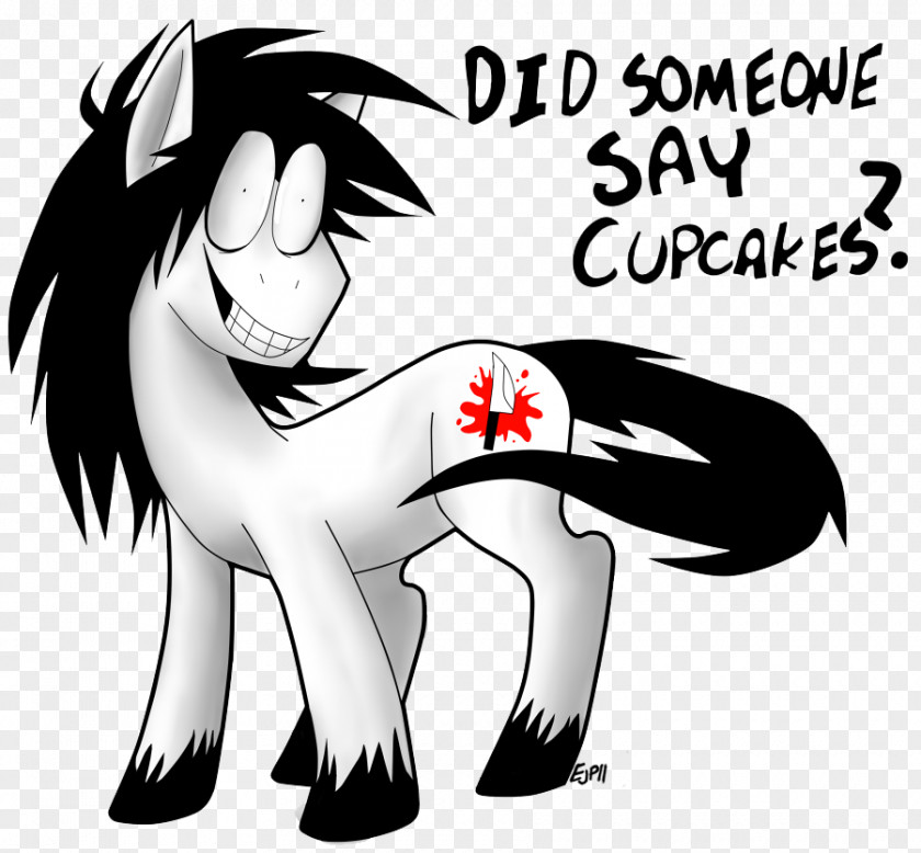 Horse Pony Cat Jeff The Killer Illustration PNG