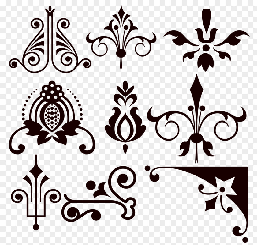 Motif Clip Art Ornament Image PNG