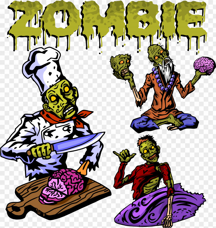Zombie Illustration PNG Illustration, zombie clipart PNG