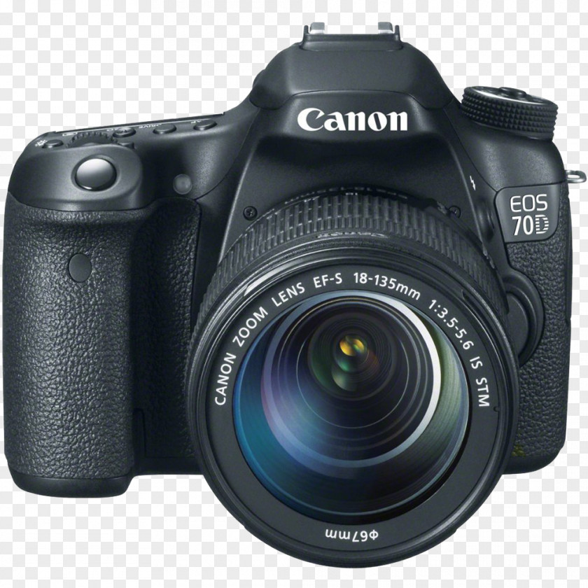 Camera Canon EOS 70D EF-S 18–135mm Lens 80D Mount 18–55mm PNG