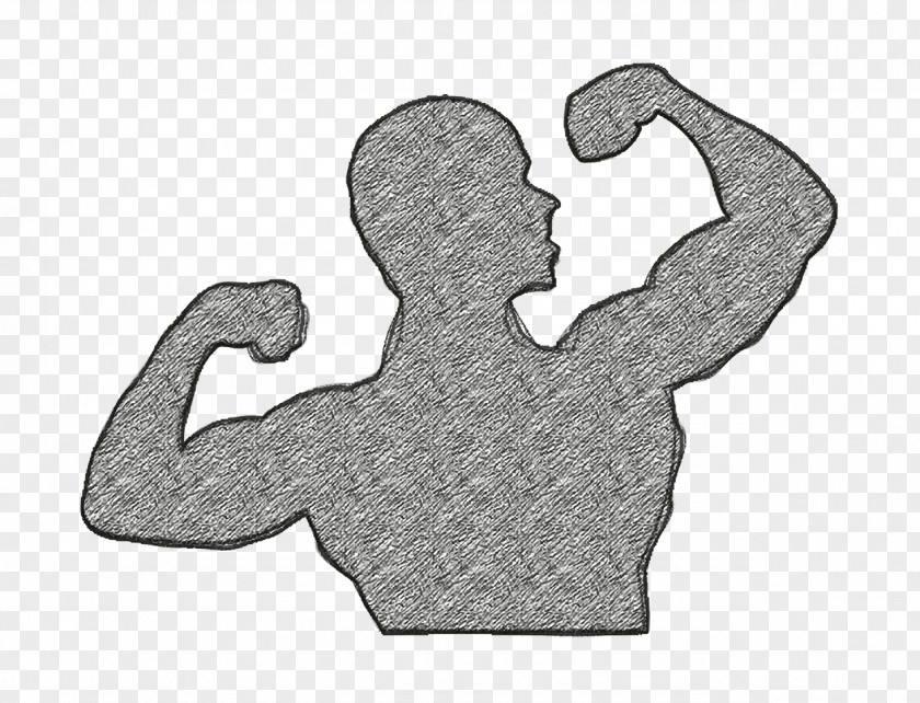 Gymnasticons Icon Male Gymnast Flexing Arms People PNG