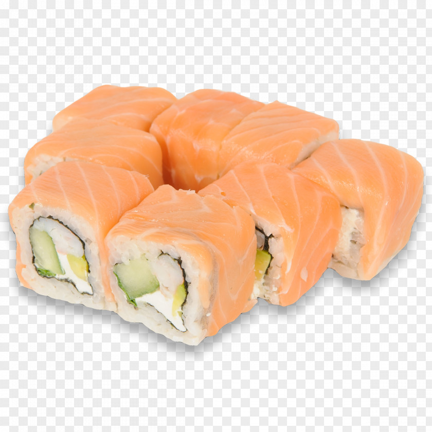 Sushi Roll Smoked Salmon California Makizushi Japanese Cuisine PNG
