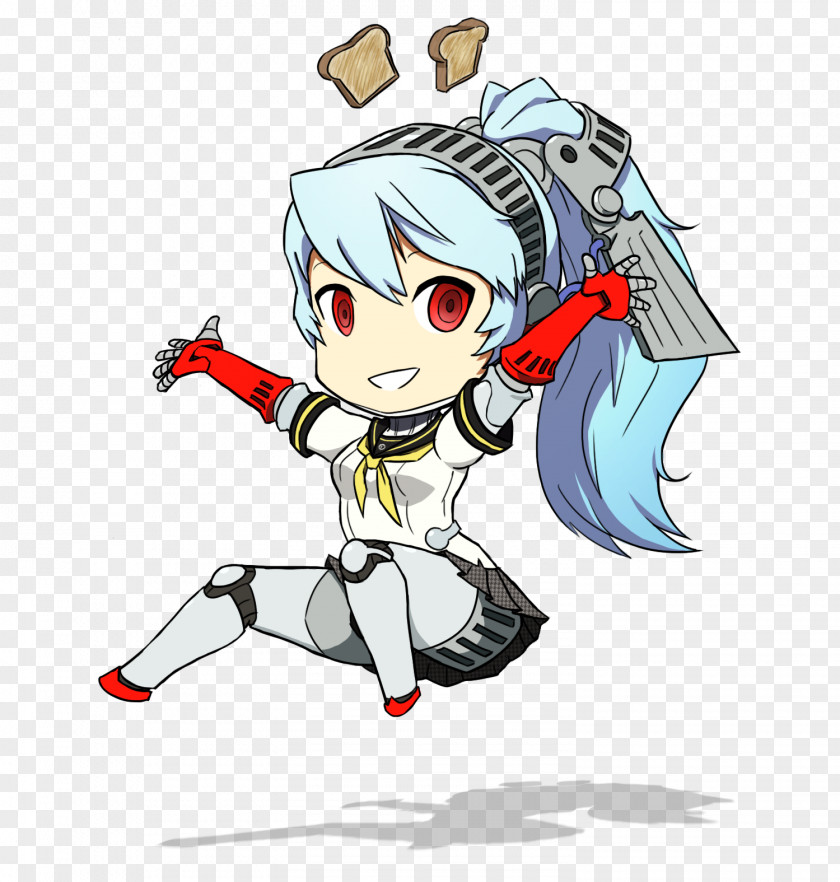 Toast Shin Megami Tensei: Persona 3 4 Arena Ultimax Video Game Character Labrys PNG
