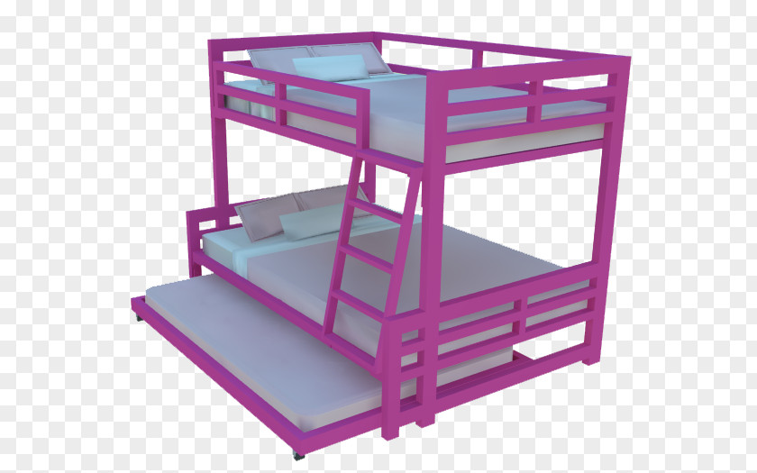 Bed Frame Bunk Shelf PNG