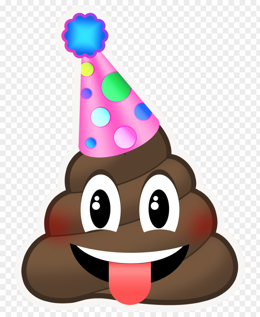 Birthday Pile Of Poo Emoji Happiness T-shirt PNG