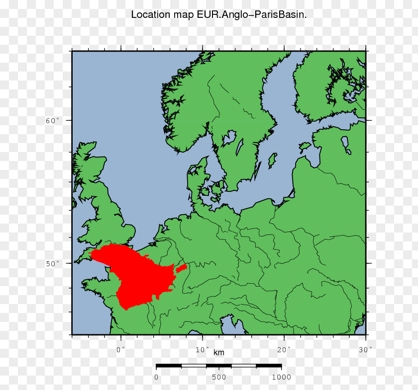 Dashed Paris Basin World Map North Sea Baltic PNG