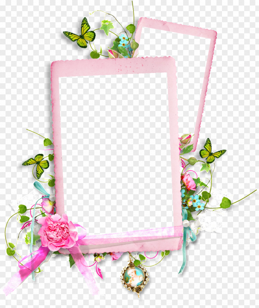 Interior Design Picture Frame Floral Wreath PNG