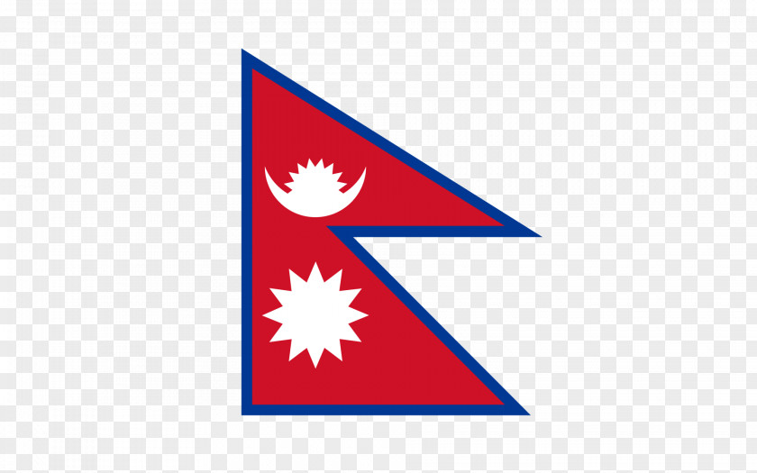 Triangular Flag Of Nepal National Flags The World PNG