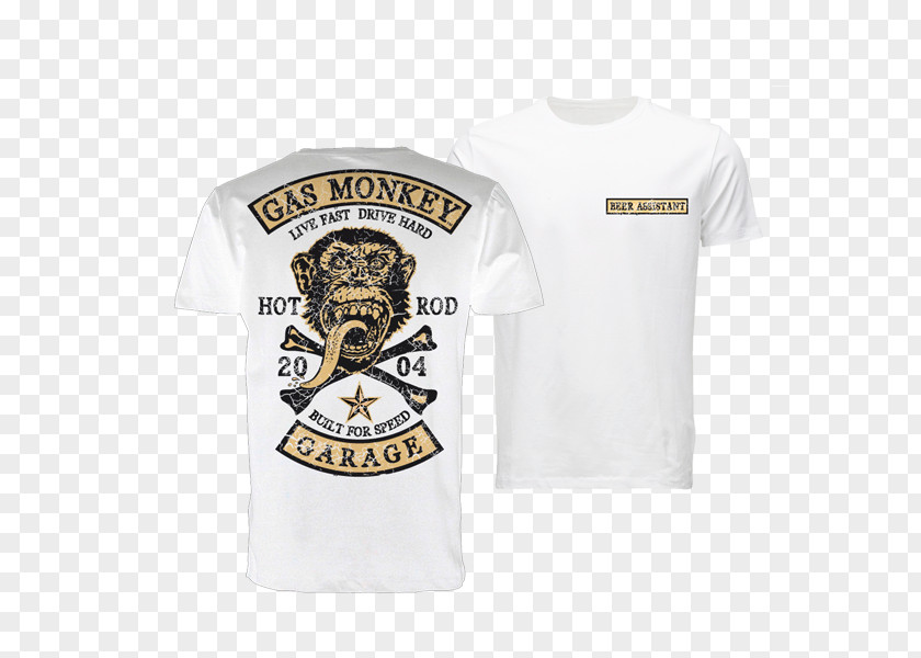 T-shirt Sleeve Collar Gas Monkey Garage PNG
