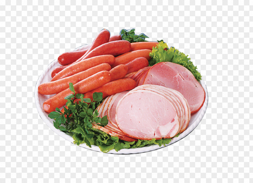 Free Ham Sausage Slices Creative Pull Chicken Nugget Lunch Meat PNG