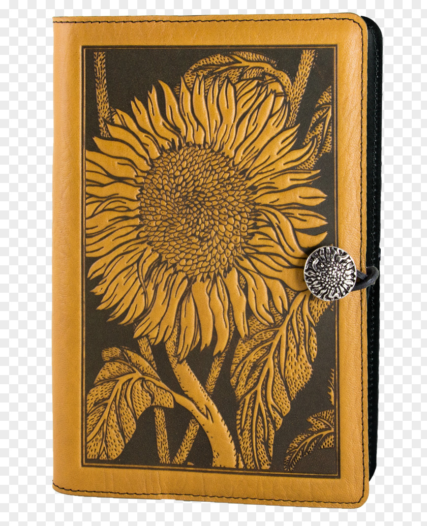 Notebook Cover Design Common Sunflower Bookbinding Diary Leather PNG