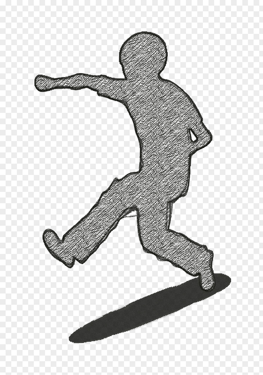 Skateboarding Playing Icon Boy Child Kid PNG