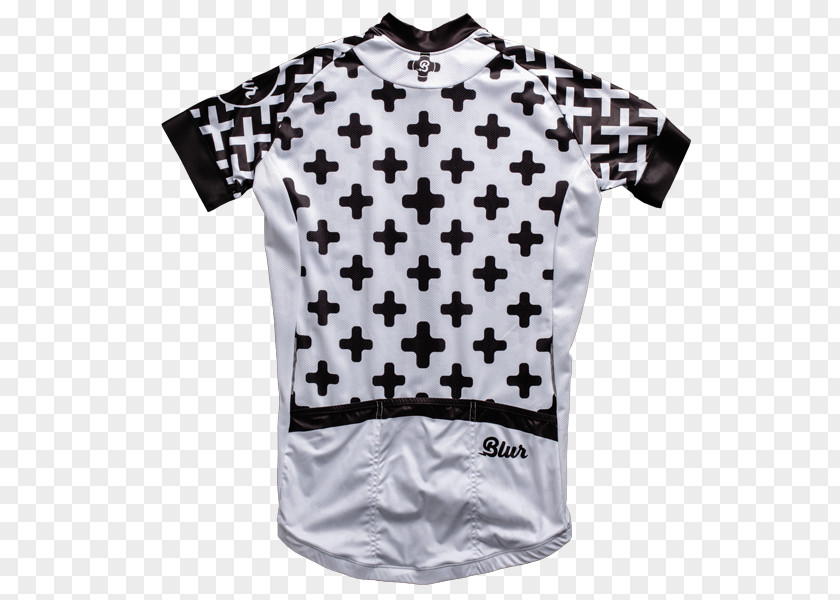 T-shirt White Check Pattern PNG