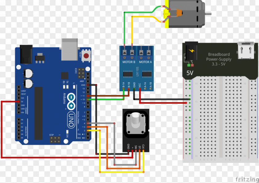 Arduino Sensor Rotary Encoder Servomotor Potentiometer PNG