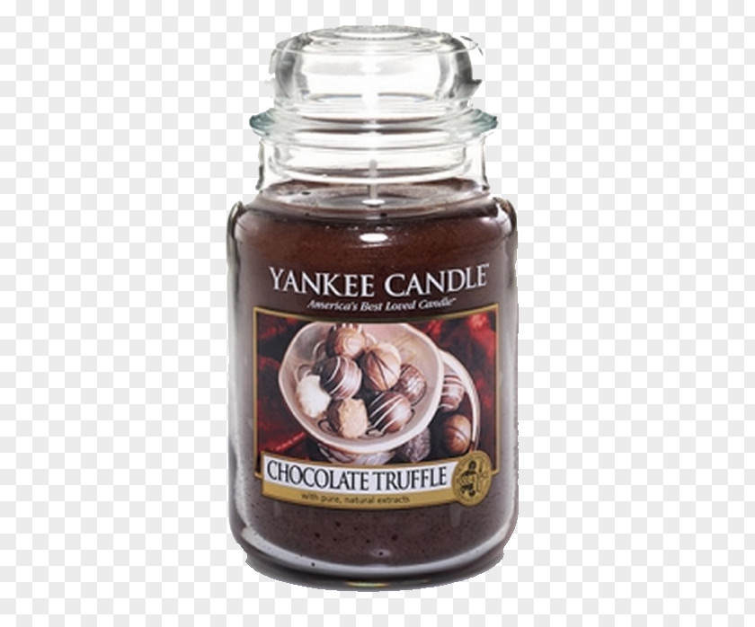 Candle Chocolate Truffle Yankee Vanilla Jar PNG