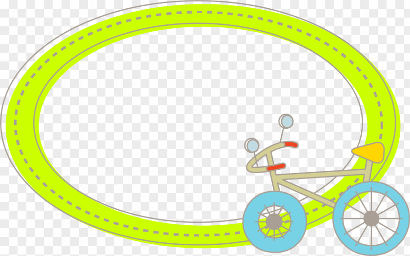 Cartoon Bicycles Vector Graphics Image PNG