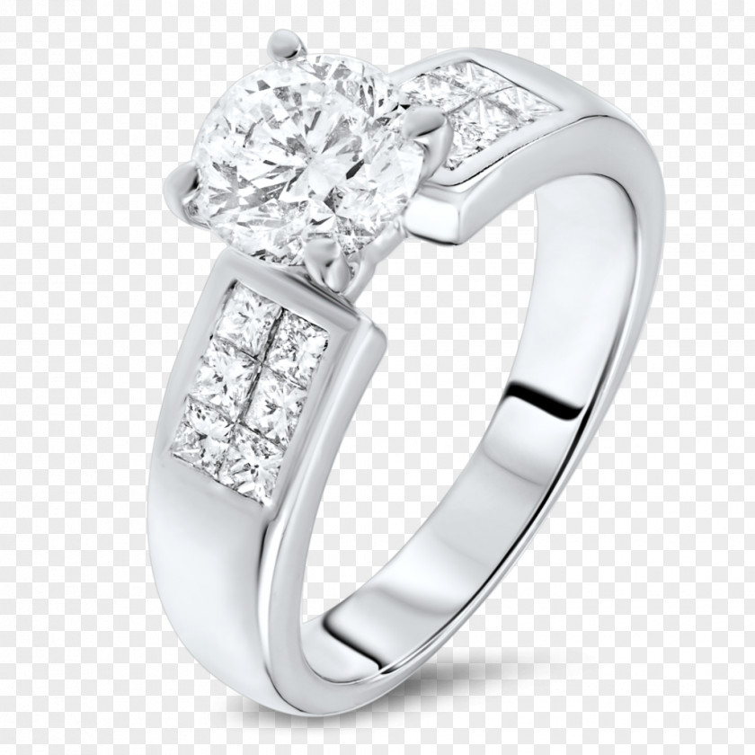 Diamond Cutting Wedding Ring Silver Body Jewellery PNG