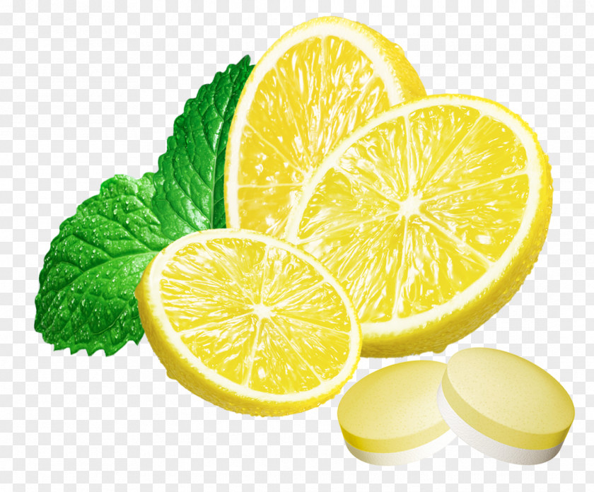 Lemon Mints Drop Limonana Mint PNG