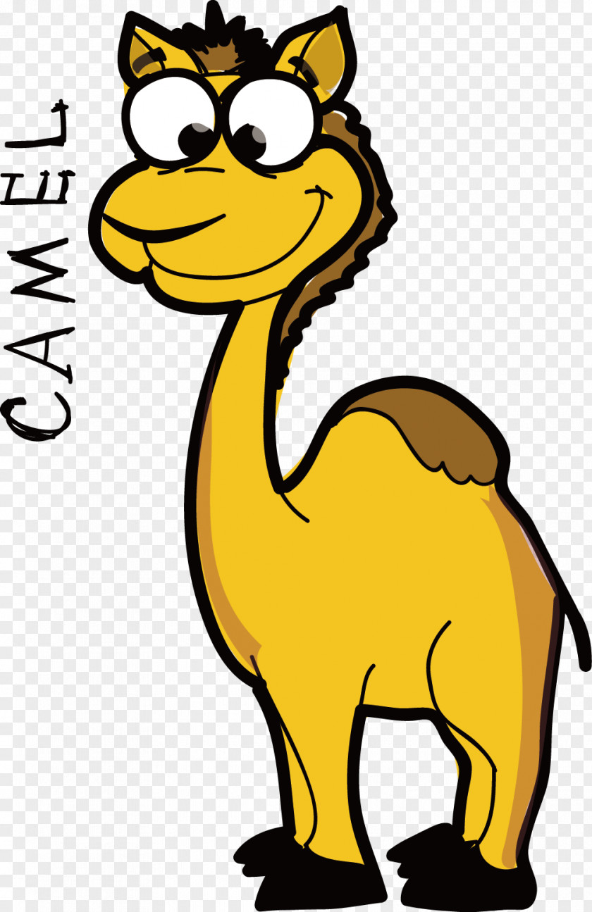 Vector Hand-drawn Cartoon Camel Picture Material Carte Danniversaire Birthday Photography E-card Shutterstock PNG