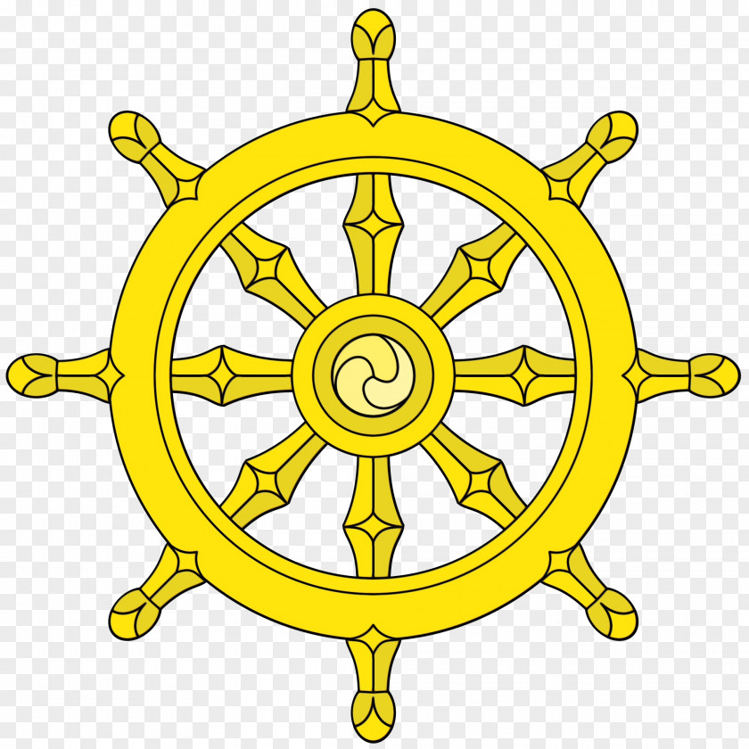 Yellow Symbol Circle Emblem Wheel PNG