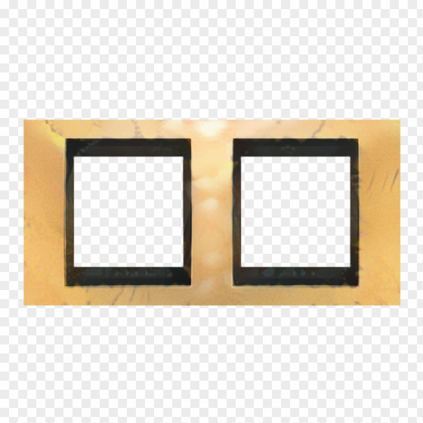 Beige Rectangle Background Frame PNG