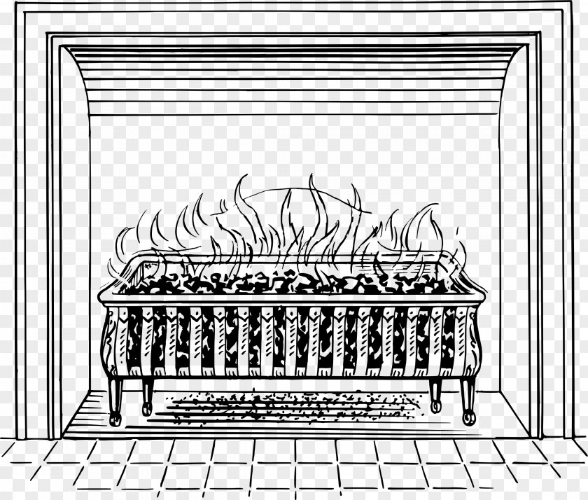 Coal Miner Fireplace Firebox Clip Art PNG