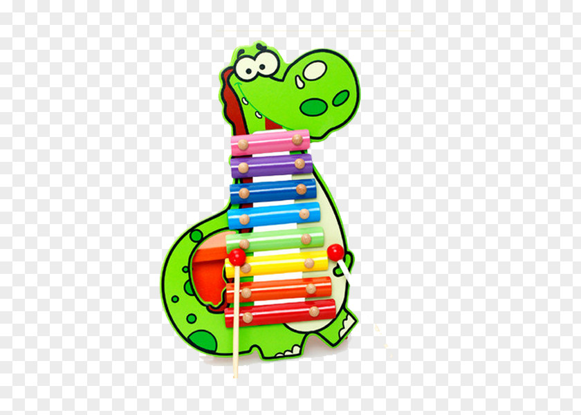 Dinosaur Xylophone Musical Instrument Harp PNG