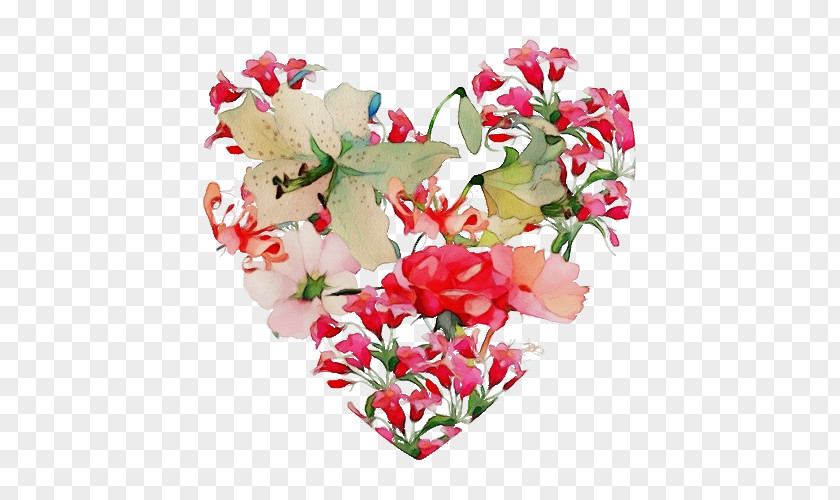 Heart Artificial Flower PNG