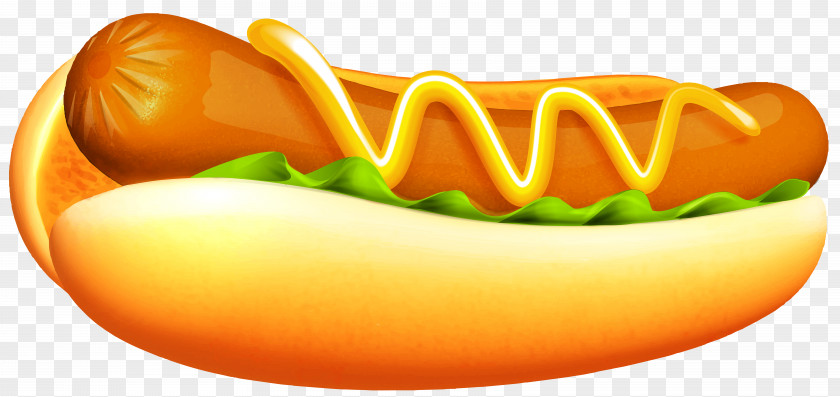 Hot Dog Transparent Clipart Image Hamburger Sausage Clip Art PNG