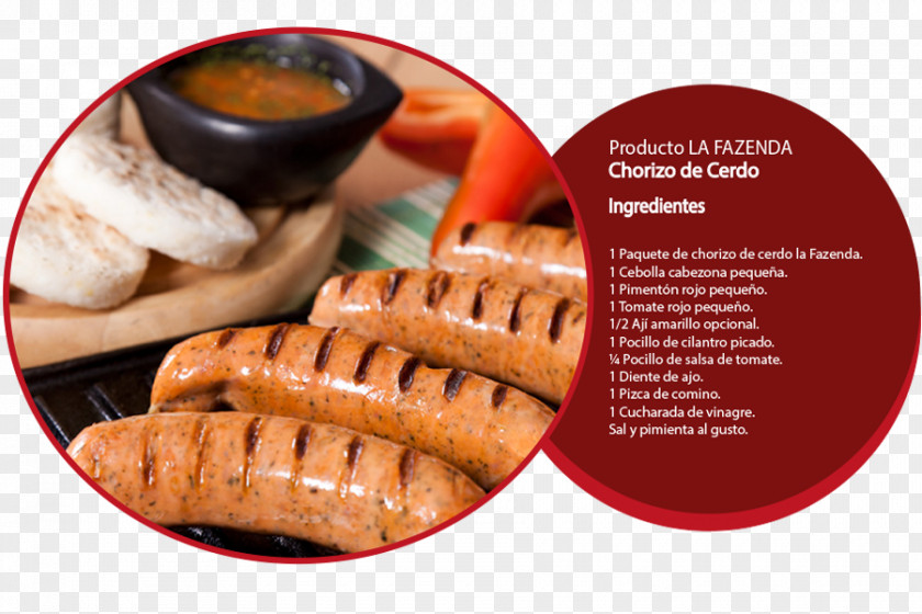 Sausage Bratwurst Domestic Pig Mexican Cuisine Chorizo Recipe PNG