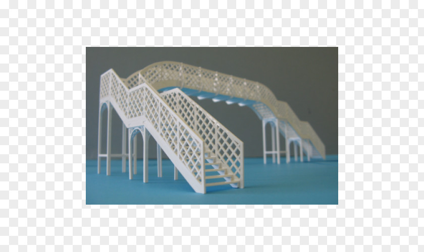 Scale OO Gauge Rail Transport N Footbridge Track PNG