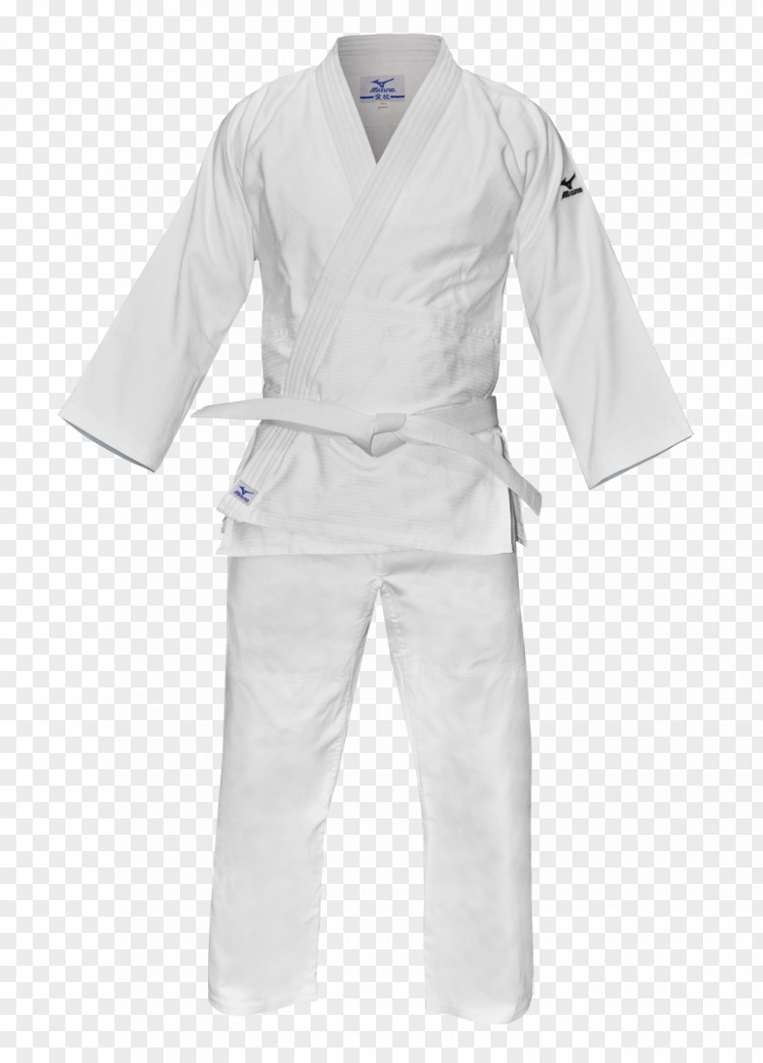 Shirt White Judogi Robe Cotton PNG