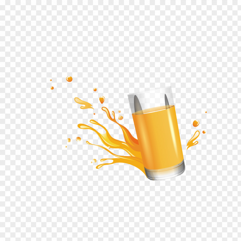 A Glass Of Juice And Fruit Effect Orange Fruchtsaft PNG