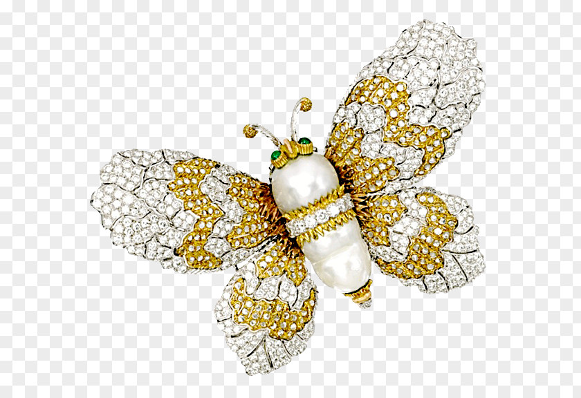 Butterfly Brooch Earring Jewellery Gemstone PNG