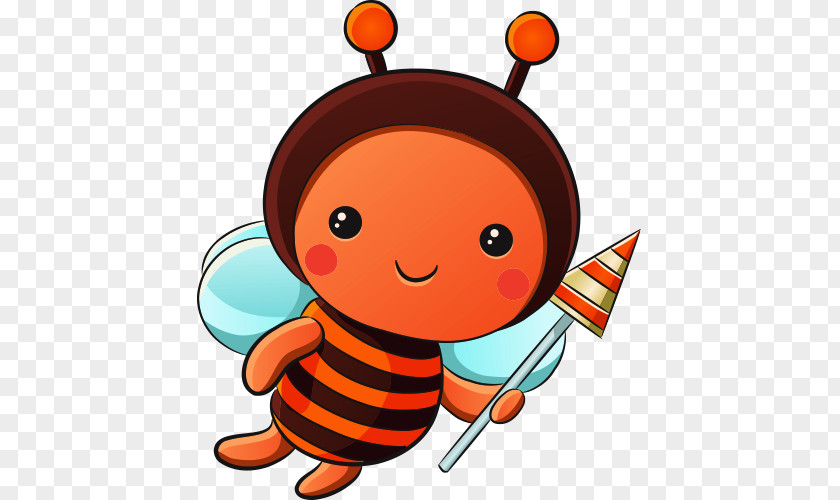 Cartoon Bees Apidae Insect Honey Bee PNG