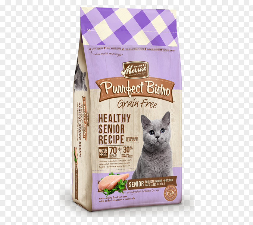 Elderly Care Cat Food Bistro Cereal PNG