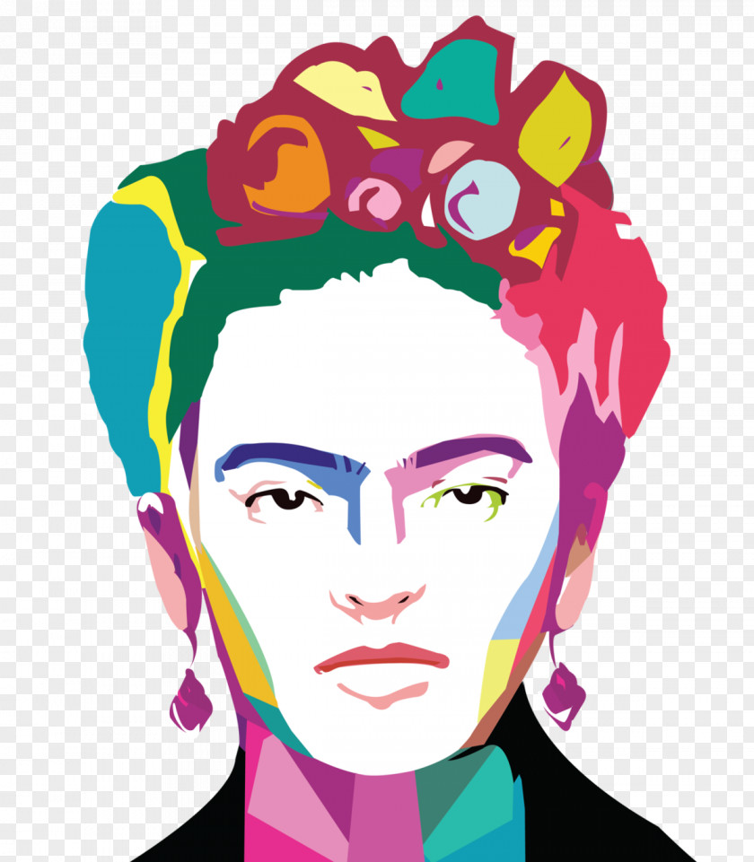 Portrait Diego Rivera T-shirt Earring Frida Art PNG