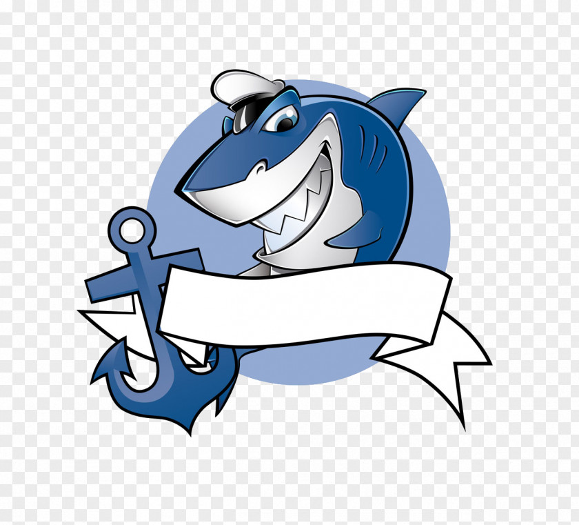 Shark Great White Sailor Clip Art PNG