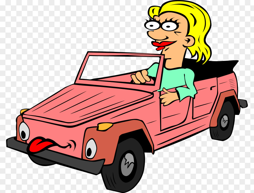 Free Car Clipart Cartoon Driving Clip Art PNG
