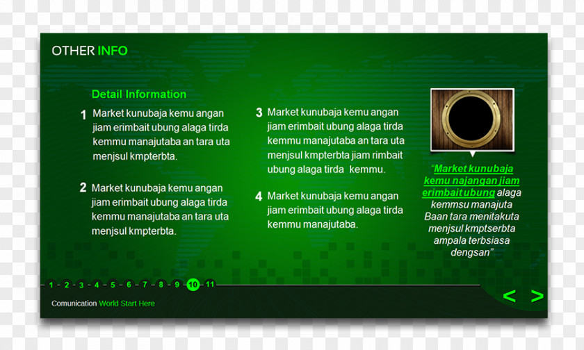 Presntation Templates Brand Green PNG