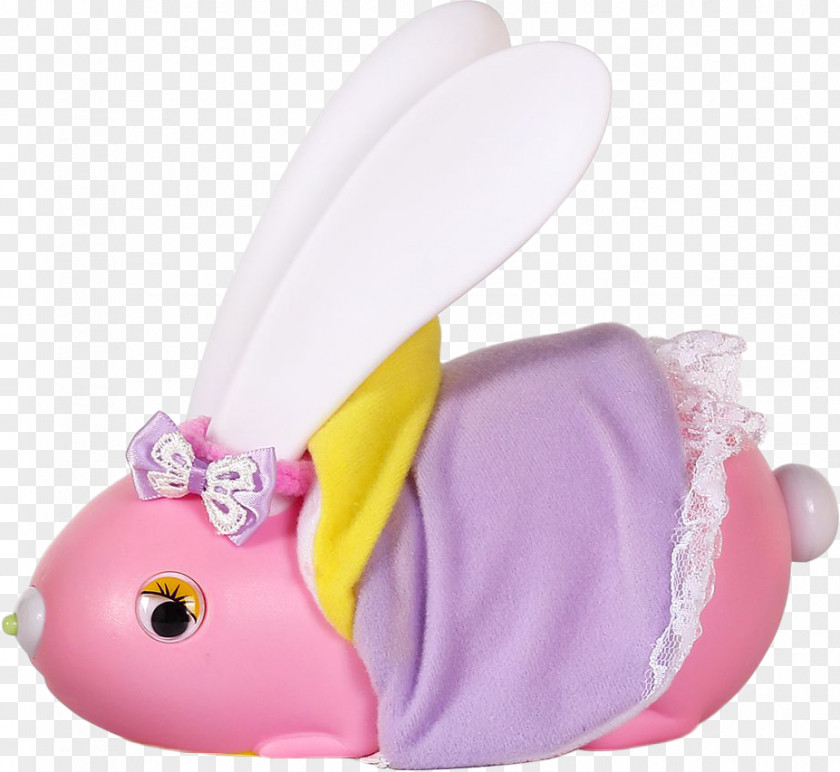 Pink Bunny Rabbit Stuffed Toy PNG