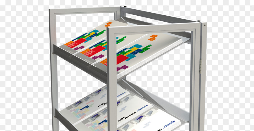 Simple X Display Rack Shelf Angle PNG