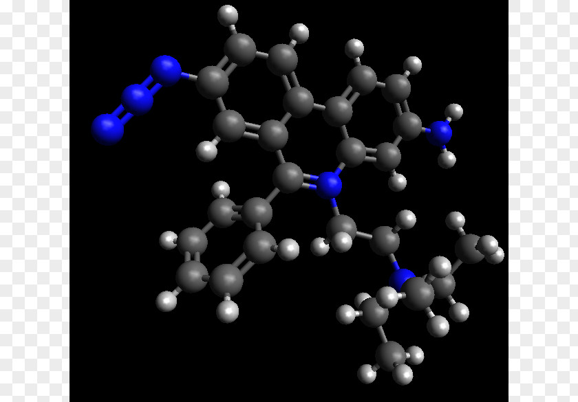 Vector Molecule Chemistry DNA Propidium Monoazide Molecular Binding PNG