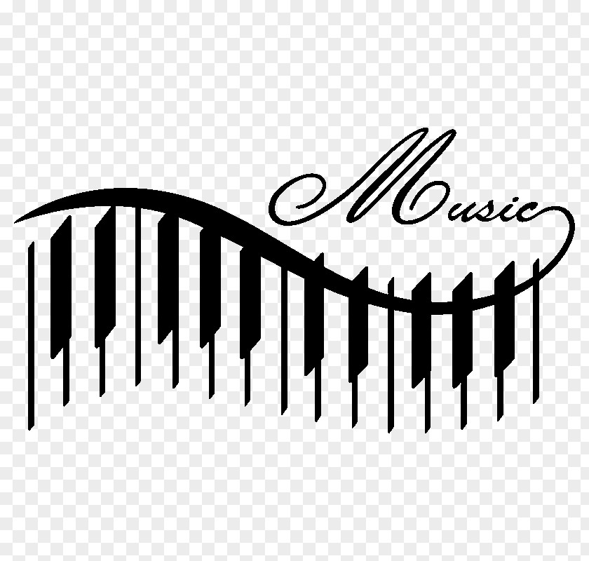 Wall Decal Music Key Piano PNG decal Piano, key clipart PNG